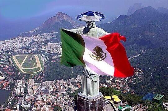 El animo de la afición mexicana está encendido desde muy temprano 