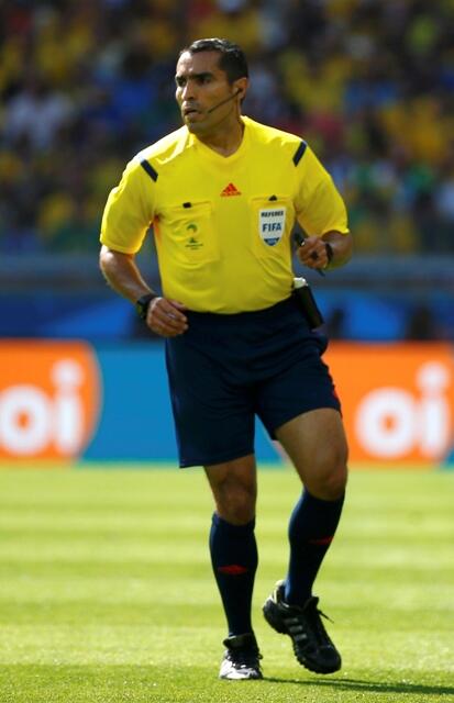 Marco Rodríguez pitó su primer juego en Brasil 2014