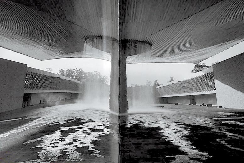 El Museo Nacional de Antropología, diseñado por Pedro Ramírez Vázquez.