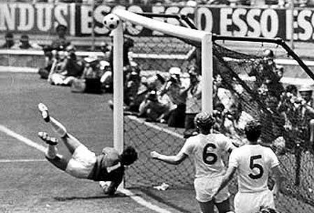 Atajada de Gordon Banks en 1970