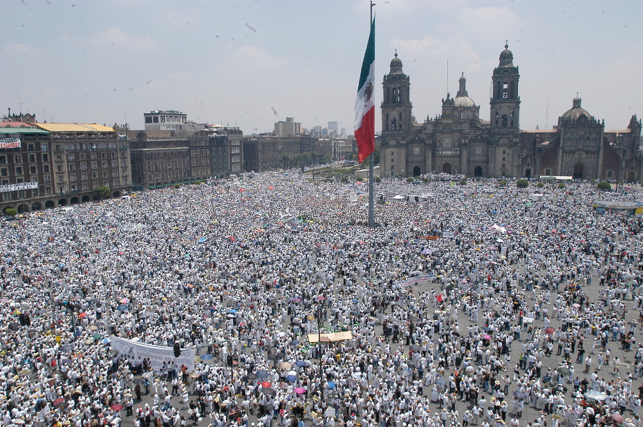 Organizaciones que participaron en la marcha calcularon que hubo alrededor de un millón de personas