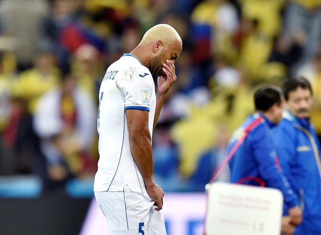 Víctor Bernárdez, jugador de la seleciión hondureña 