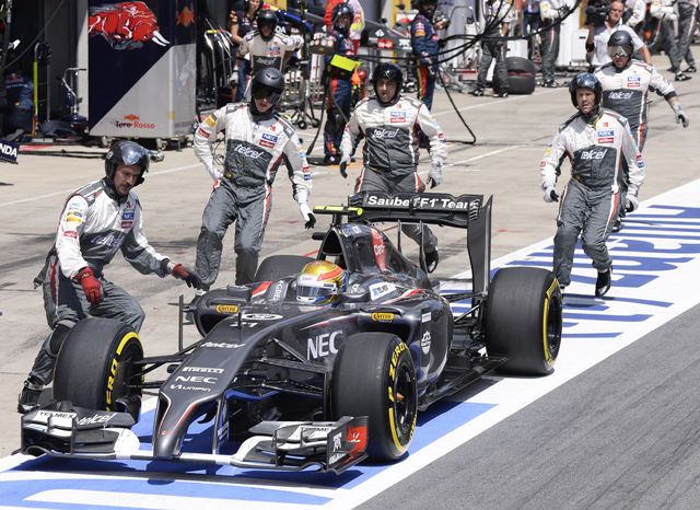 Esteban Gutiérrez en el Gran Premio de Austria 