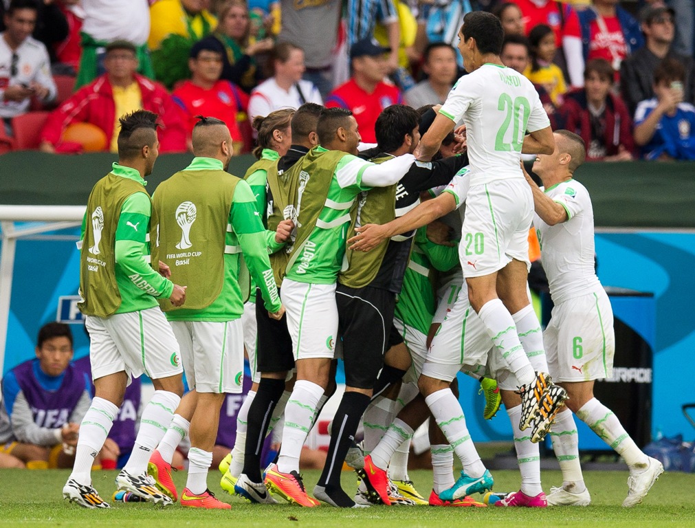 La selección de Argelia consiguió su tercera victoria en Copas del Mundo 