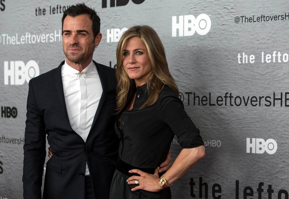 Jennifer Aniston y Justin Theroux  forman la pareja protagónica de ‘The Leftovers’. 