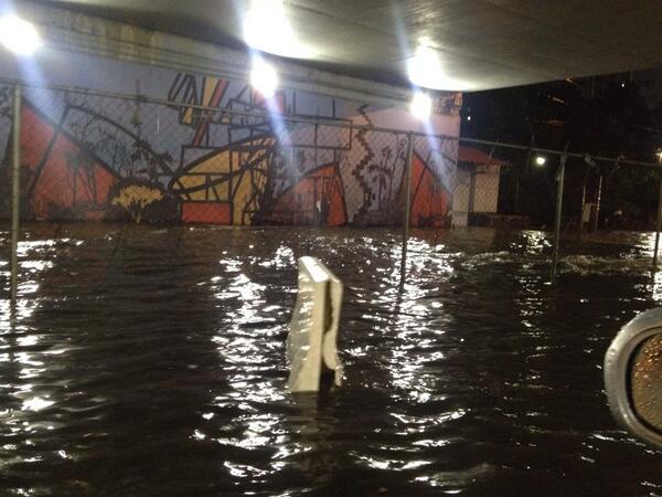 En la Ciudad de México la lluvias de los últimos días ha inundado varias partes