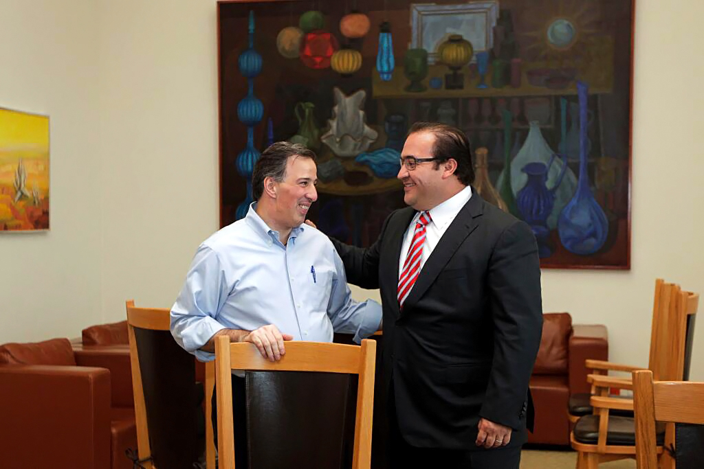 El gobernador de Veracruz, con el canciller José Antonio Meade.