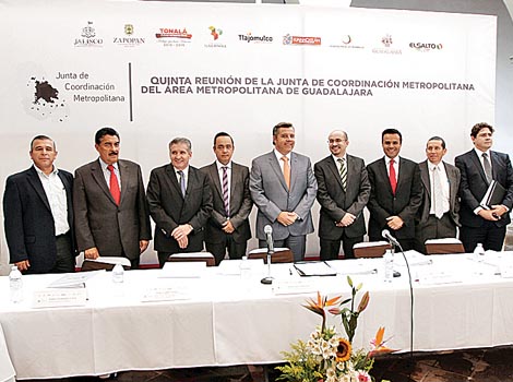 La Junta de Coordinación está integrada por ocho alcaldes. 