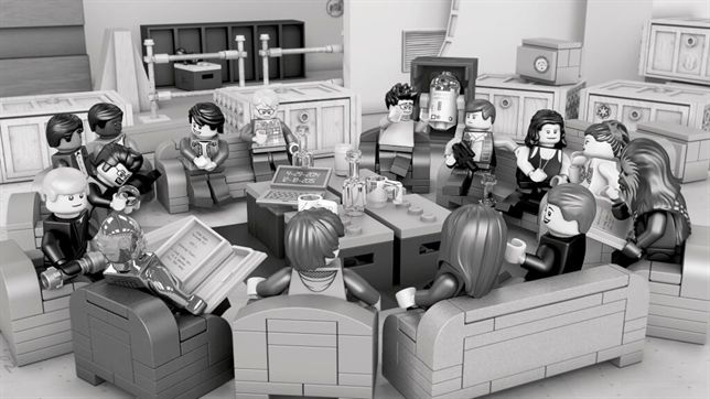 Esta es la versión Lego de la próxima cinta de Star Wars. 