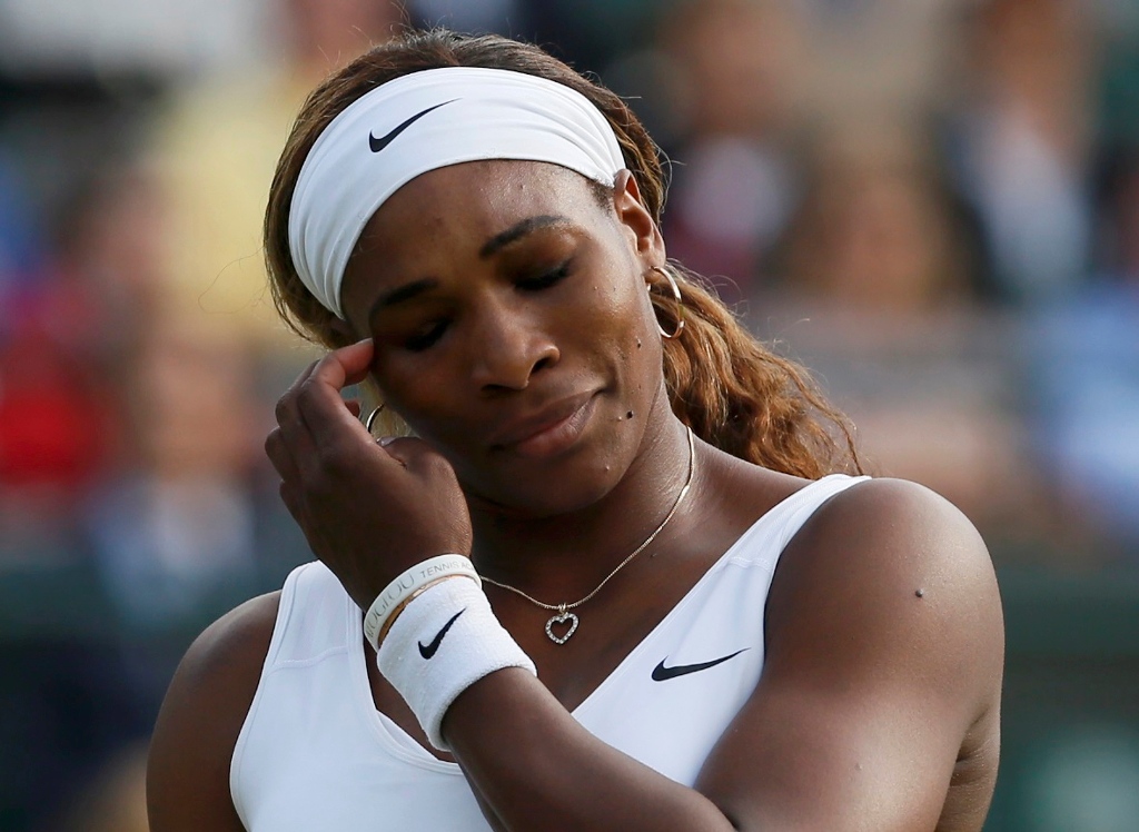 La tenista no podía creer su eliminación de Wimbledon
