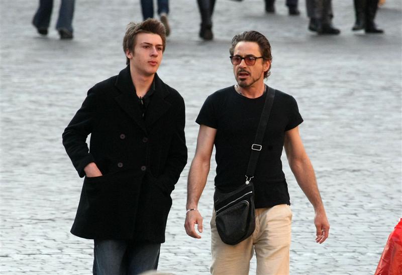 Indio Falconer Downey  y Robert Downey  Jr. 