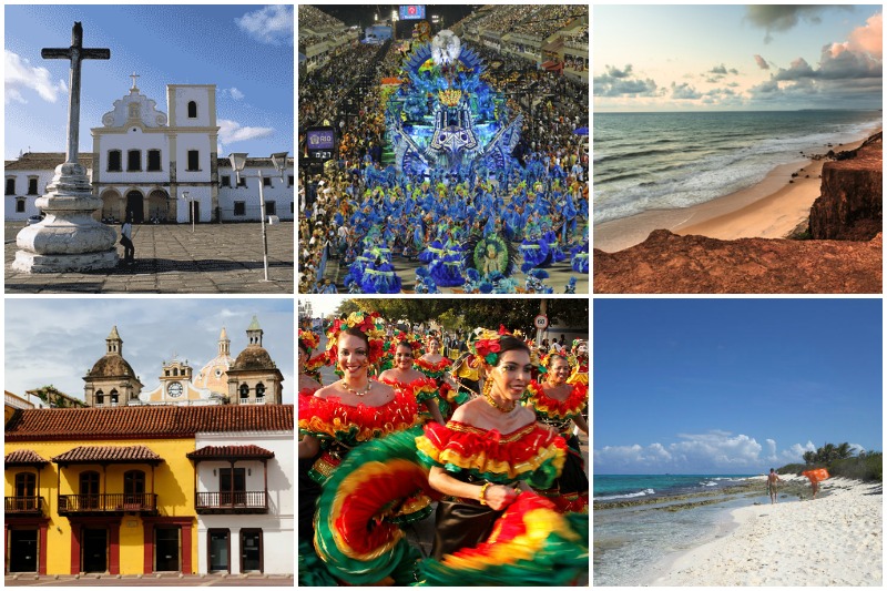 Brasil y Colombia: comparamos sus destinos turísticos.