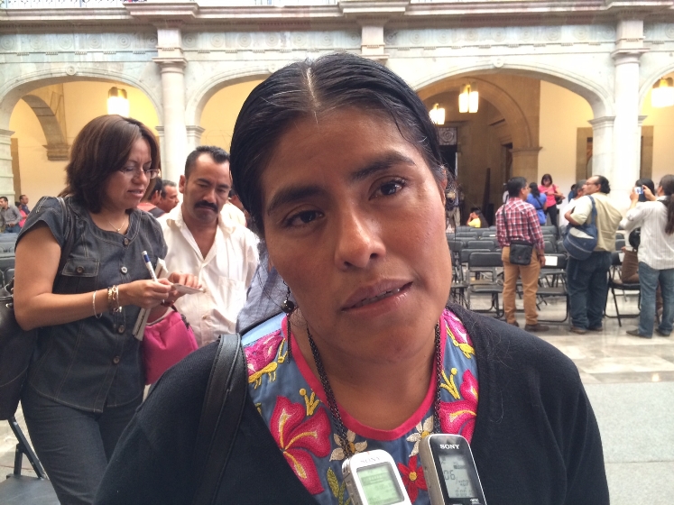 Eufrosina Cruz Mendoza, diputada federal y presidenta de la Comisión Permanente Indígena de la Cámara de Diputados Federal