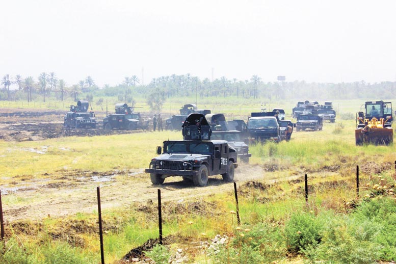 El ejército iraquí se enfrentó ayer en la provincia de Diyala con los extremistas.