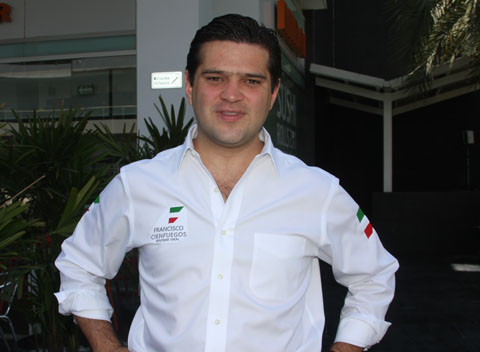 El diputado local del PRI, Francisco Cienfuegos. 
