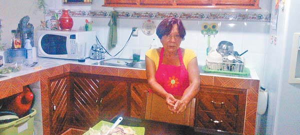 María de la Luz González, abuela de José Gerardo Aguilar.