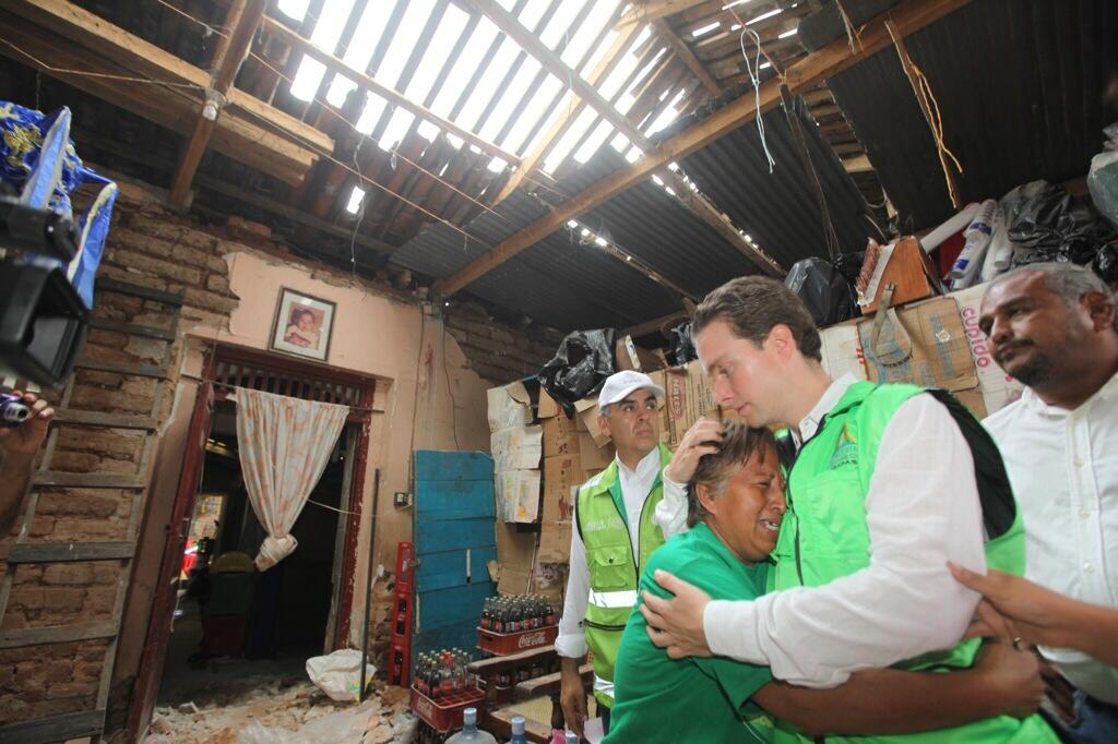 El gobernador de Chiapas realiza un recorrido por el municipio de Huixtla.