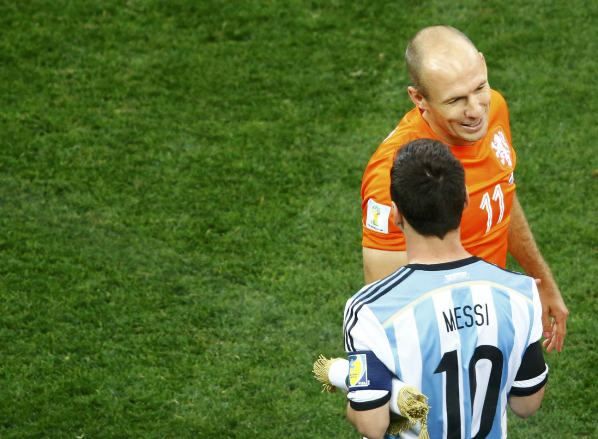 Messi y Robben 