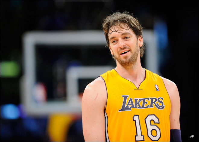 Gasol llegó al equipo de Los Ángeles en el 2008 