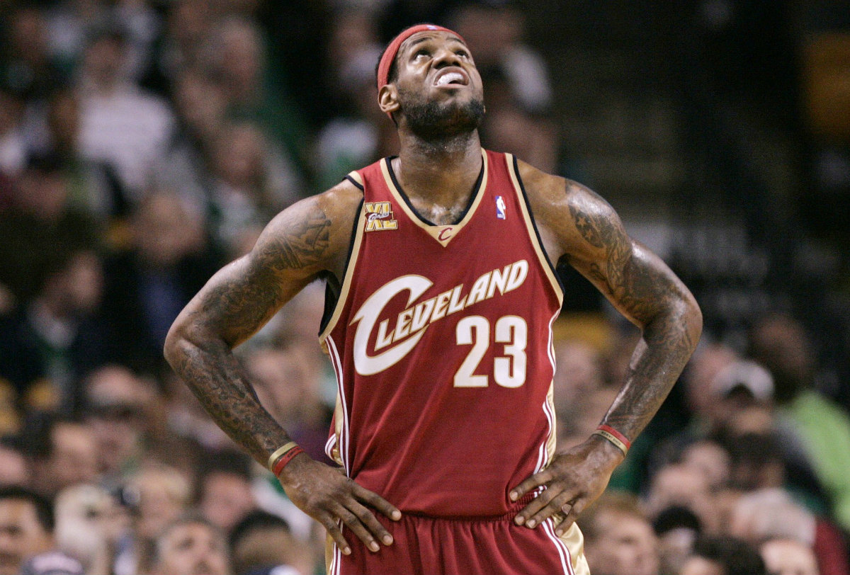 LeBron James con Cleveland en 2010