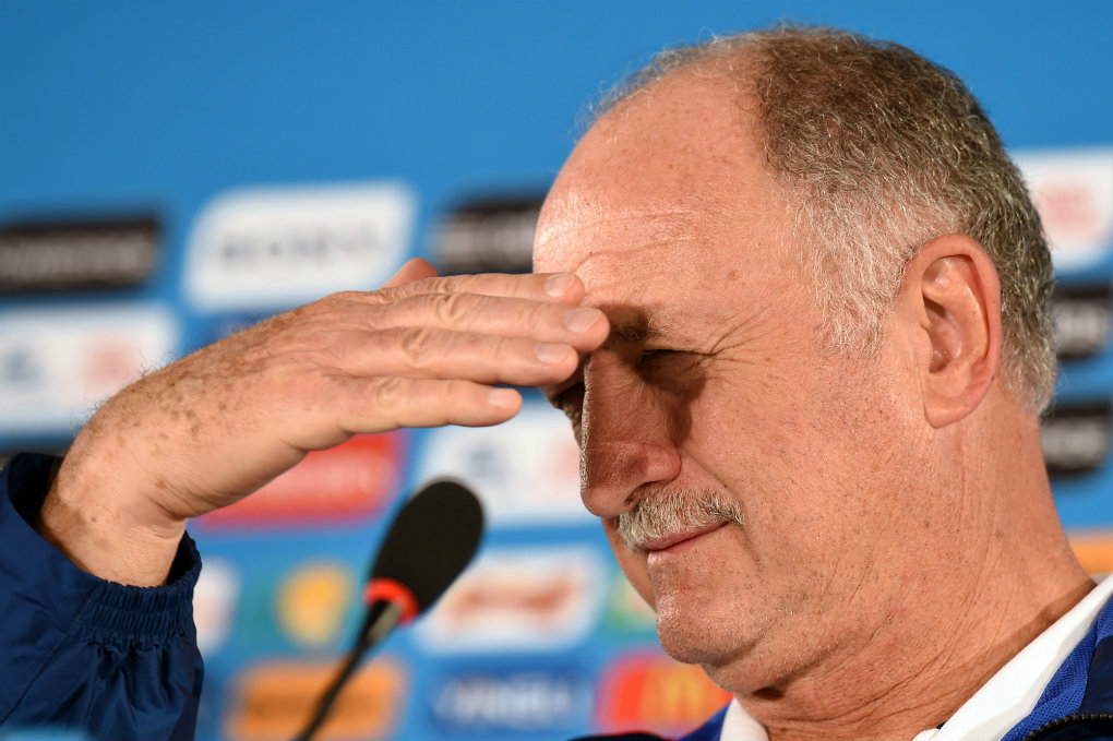 Scolari en conferencia de prnesa