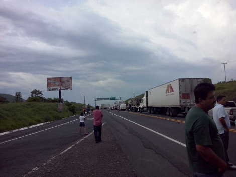 La Autopista Siglo XXI se ha visto afectada por los bloqueos