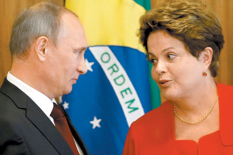 Dilma Rousseff destacó la integración de Rusia y el jefe del Kremlin “al sur que reivindica su identidad”.