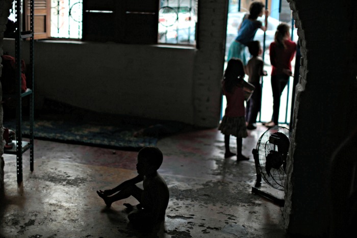 Niños hondureños.
