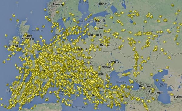 Algunos pilotos se les ha ordenado pasar por Rumania.