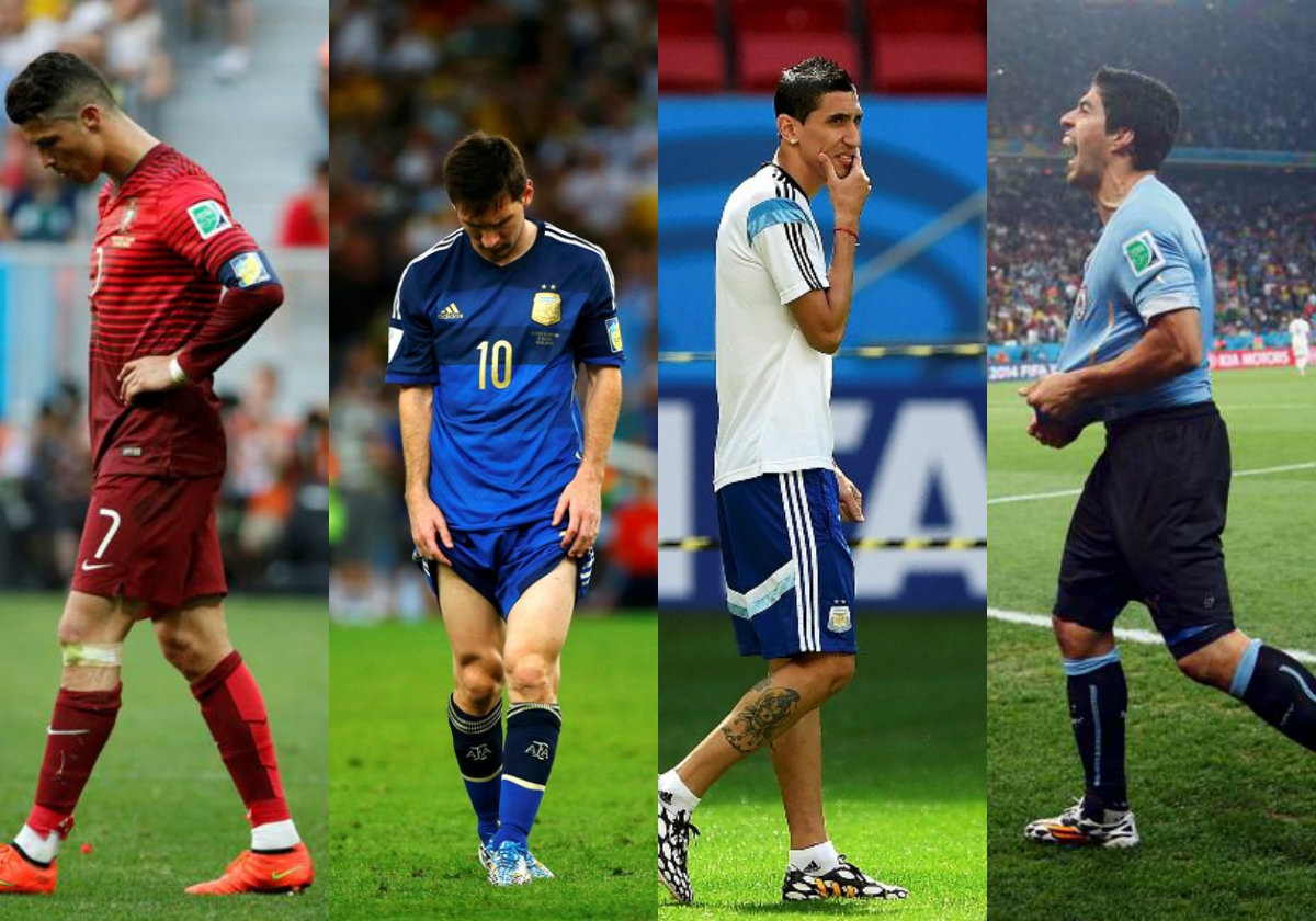 Cristiano Ronaldo, Lionel Messi, Ángel di María y Luis Suárez, nominados a mejor jugador de Europa  