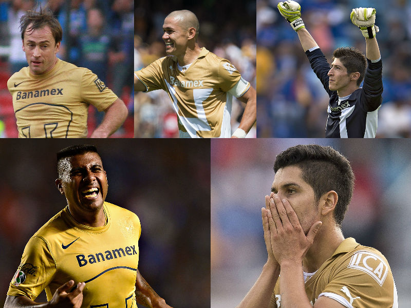 Martín Romagnoli, Darío Verón, Alejandro Palacios, Daniel Ludueña y David Cabrera