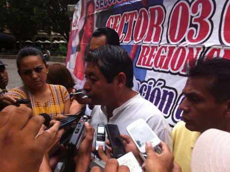 El dirigente de la CNTE, Rubén Núñez advirtió que las movilizaciones seguirán. 
