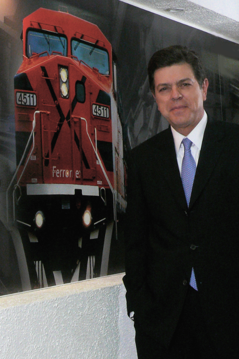 Rogelio Vélez, director general de Ferromex.  