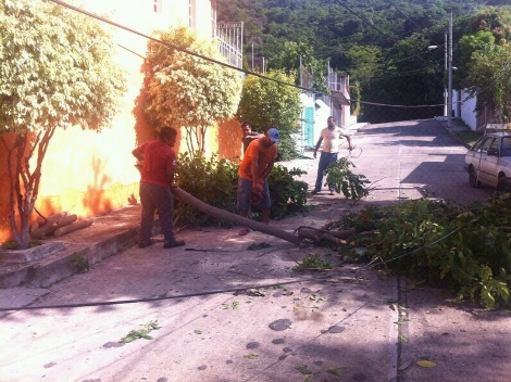 Reportes indican que los daños fueron parciales, no hay daños totales en ninguna de las viviendas. 