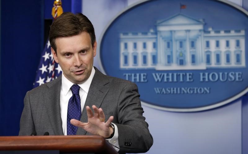 Josh Earnest, vocero de la Casa Blanca.