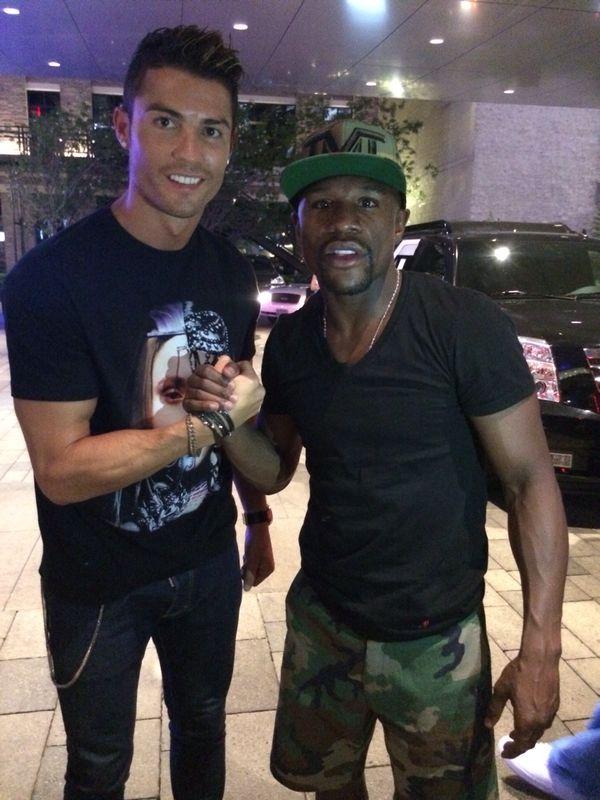 Cristiano Ronaldo y Mayweather