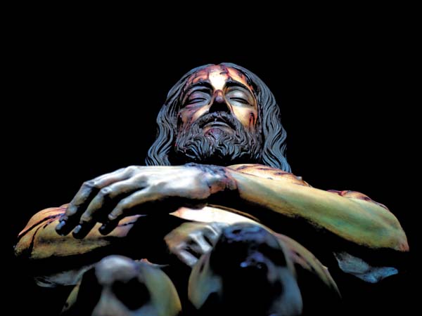 "El Cuerpo de Miñarro", representación basada en estudios del lienzo.