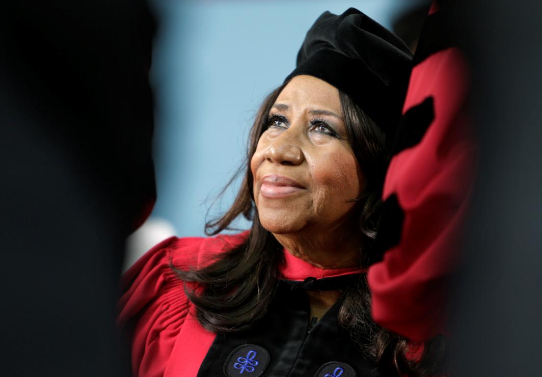 La intérprete Aretha Franklin asistió al establecimiento luego de un concierto en Nueva York. 