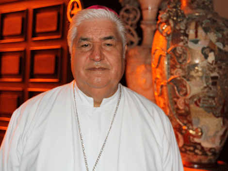 El arzobispo de Monterrey, Rogelio Cabrera López.
