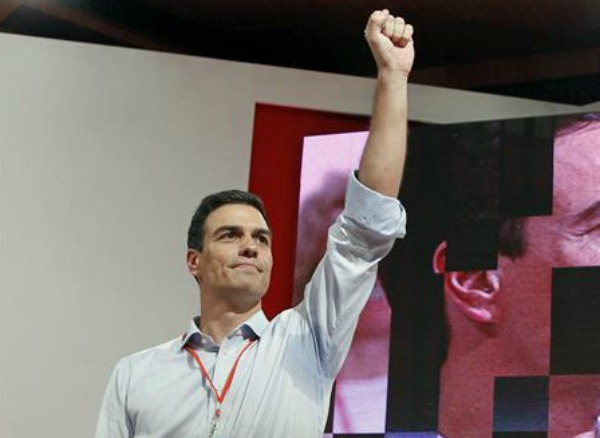  El nuevo líder del PSOE fue avalado por el 86.19 por ciento de los votos de los mil 19 delegados asistentes al congreso federal del Partido Socialist