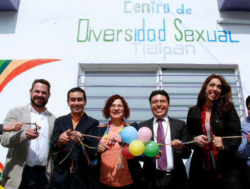 El Centro de Diversidad Sexual en Tlalpan lo inauguró la jefa delegacional, Maricela Contreras.