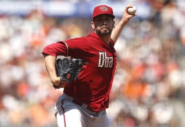 Oliver Pérez, pitcher de los Diamondbacks de Arizona