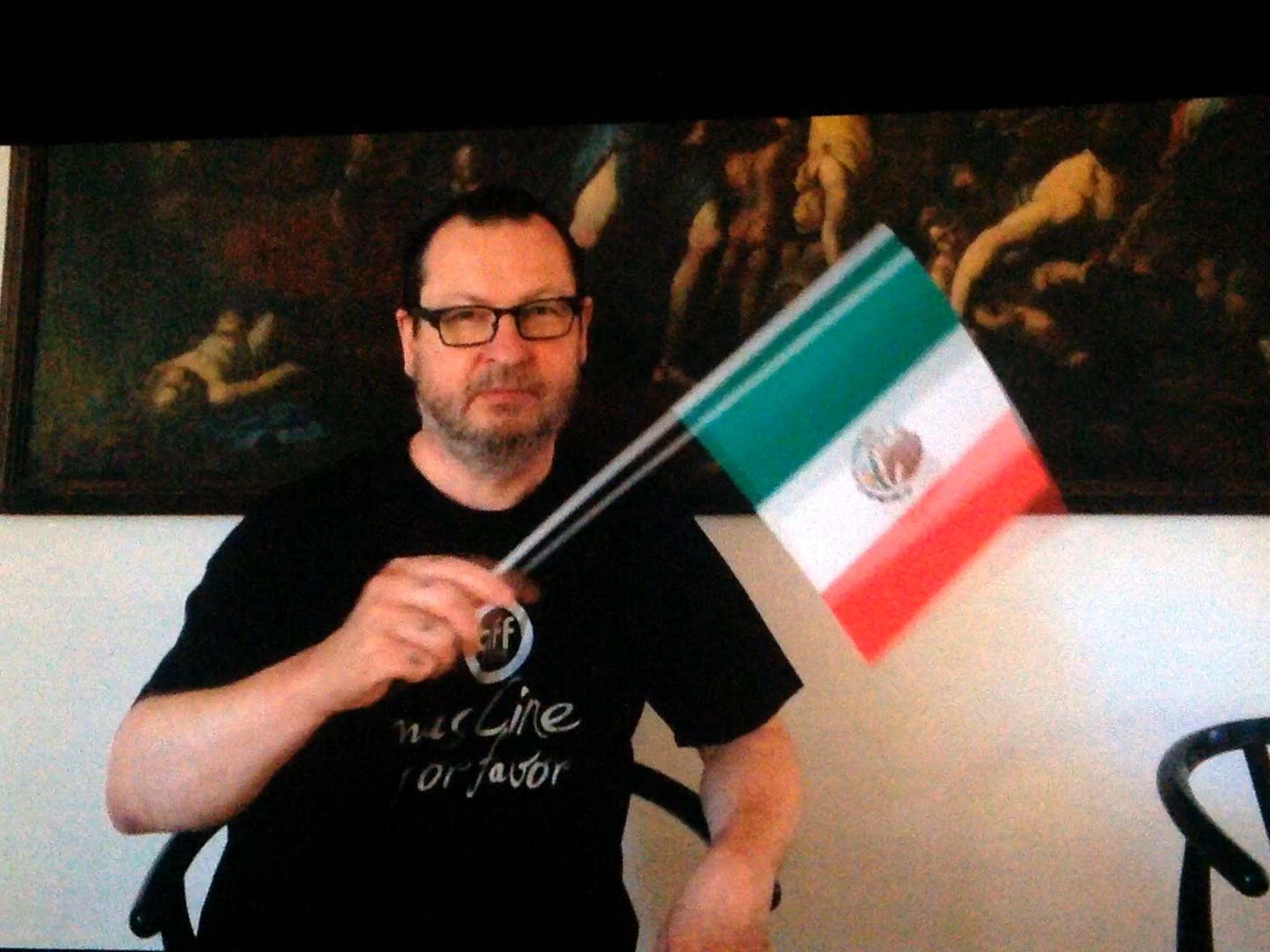 El realizador se hizo presente en el GIFF a través de un video. 