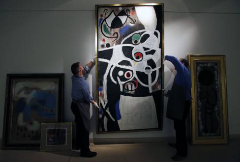 La muestra "Joan Miró, el impulso creativo" estará en Mantua hasta abril del próximo año.