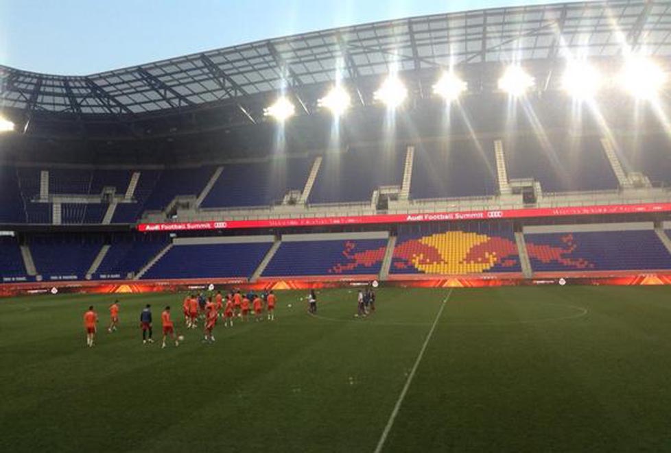 Chivas trabajó ayer en el Red Bull Arena. 