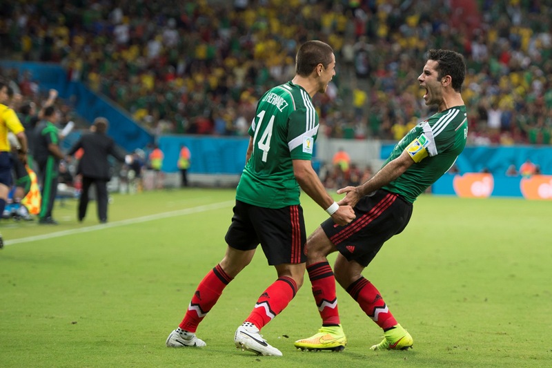 Rafael Márquez en un juego con la selección nacional en el Mundial 