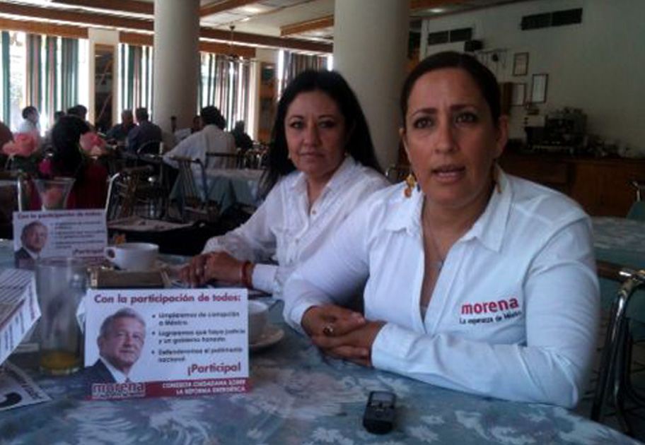 Claudia Garza del Toro, dirigente estatal de Morena en Coahuila.