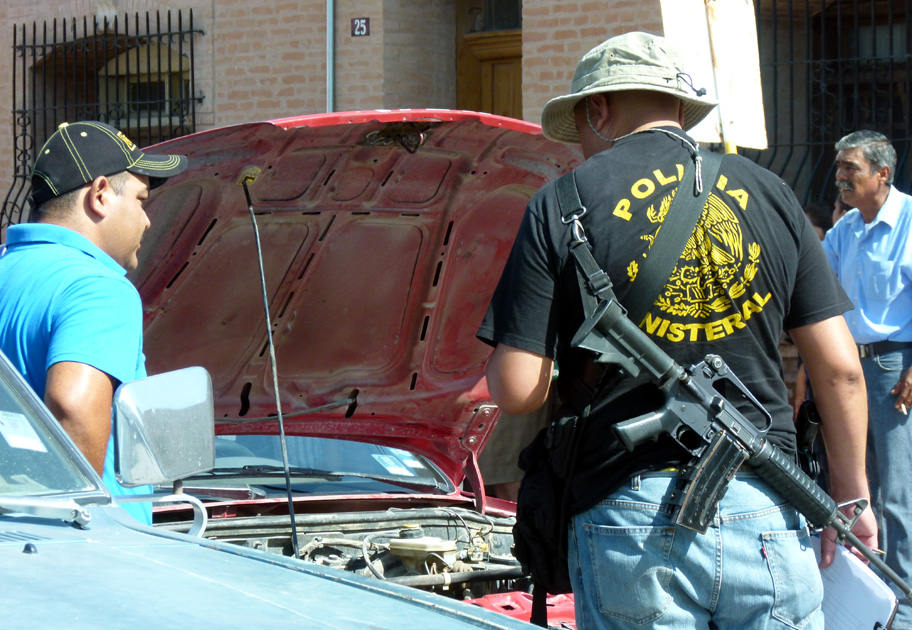 La revisión se realizó por la Policía Investigadora.