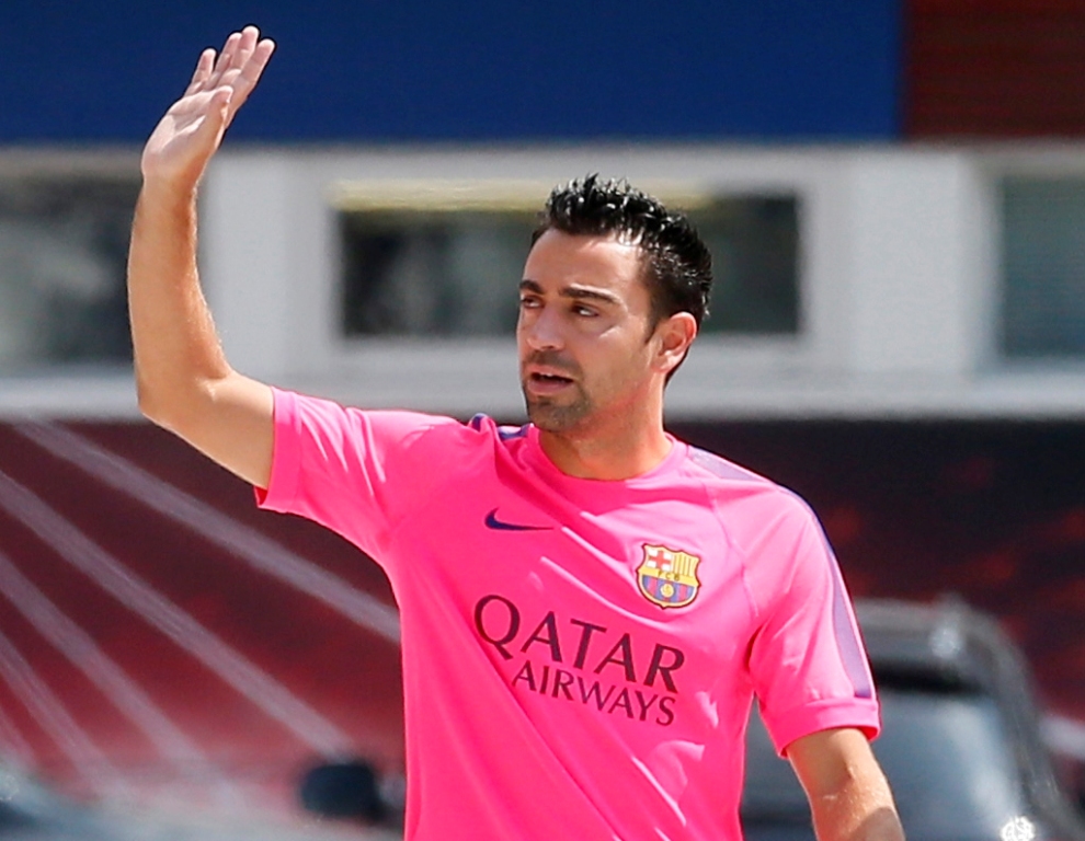 Xavi Hernández, jugador español del Barcelona 
