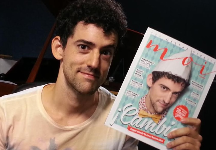 El actor anunció que la revista ya se encuentra a la venta. 